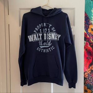 I’m selling a blue Disney Parks hoodie sweatshirt.